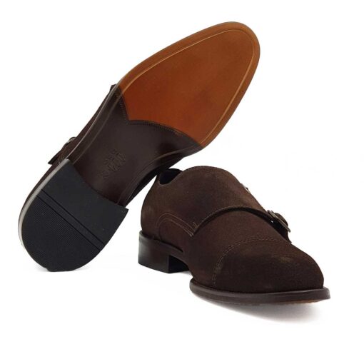 Muške cipele Double Monk za koje je korišćena prvoklasna antilop koža