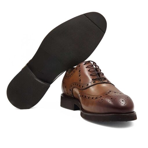 Muške elegantne braon cipele Broghe Oxford