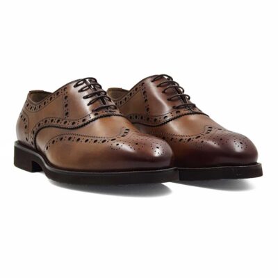 Muške elegantne braon cipele Broghe Oxford