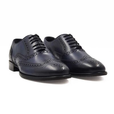 Muške elegantne Oksford cipele za odelo izradjene od prvoklasne glatke Nappa kože.