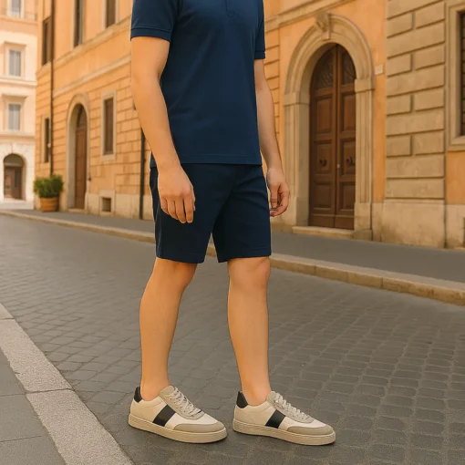 Muške cipele S236-01 na prvi pogled primećujete eleganciju u boji i formi, ali tek kada ih obujete, shvatate da nosite patike koje spajaju sve u jedan korak