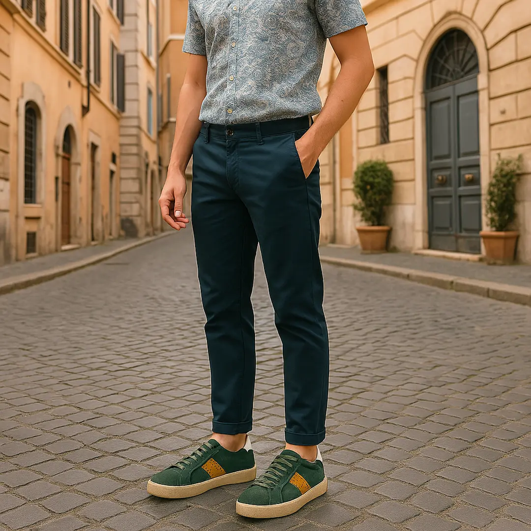 Muške cipele S25-460 model cipela patika stvoren za svakodnevno nošenje, ali ne za prosečne kombinacije. Uklapaju se uz chino pantalone, tamne farmerke..