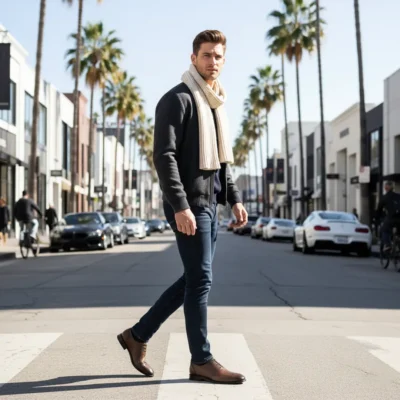 Braon muške oxford cipele sa zatvorenim pertlanjem. Savršene za poslovne sastanke i svečane događaje. Kvalitetna izrada od prirodne kože.