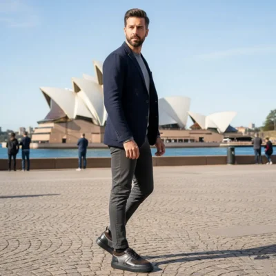 Hibrid muške patike cipele: idealan spoj sportskog i elegantnog. Odlične za posao i slobodno vreme. Kvalitetna koža i udoban đon.