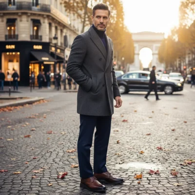 Muške braon Blucher cipele (Derby) sa otvorenim pertlanjem. Udoban model, idealan za posao i smart-casual kombinacije. Kvalitetna koža.