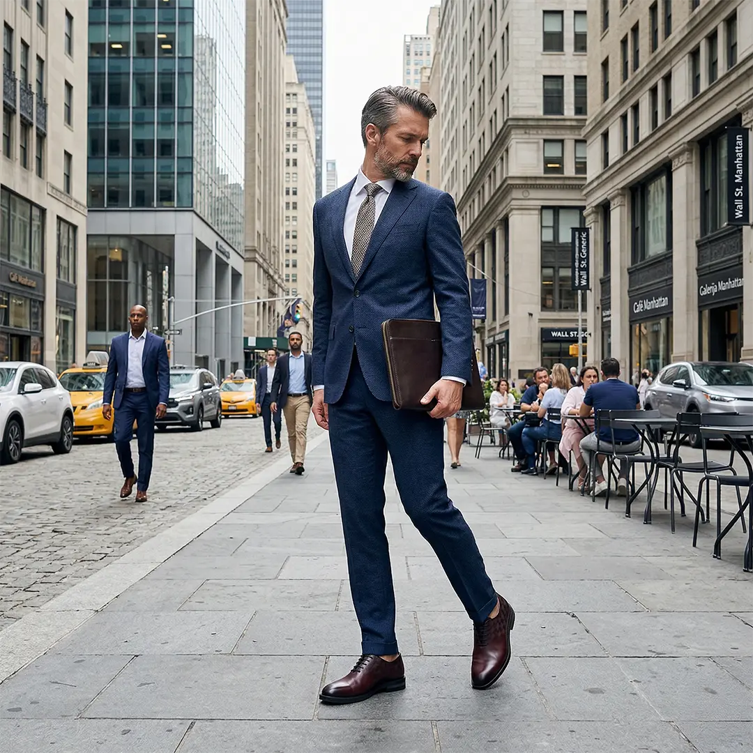 Elegantne muške cipele 148-17-1 iz naše ponude krase autentični detalji i besprekorna izrada. Idealan izbor za muškarce koji ne pristaju na kompromise.