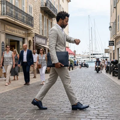 Teget elegantne cipele su ključni element za postizanje modernog poslovnog izgleda. Idealno rešenje za muškarce koji žele diskretan, a moćan modni potpis.