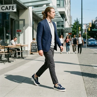 Teget casual muške patike donose savršen spoj sportske energije i svedene estetike. model koji se lako prilagođava vašem tempu života i svakom outfitu.