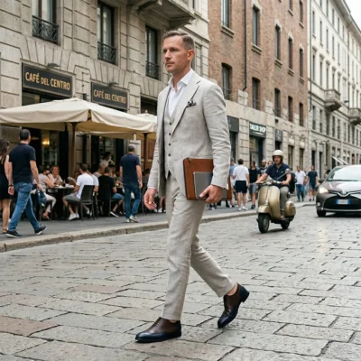 Elegantne muške cipele 5-44-1 dizajnirane su da prate tempo savremenog muškarca. lagan korak i prefinjen izgled su vam sada nadohvat ruke.