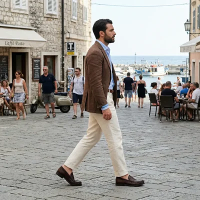 Muške casual kožne mokasine su onaj ključni komad koji svakoj kombinaciji daje notu prefinjenosti. Savršen balans za muškarce koji cene svedenu estetiku.