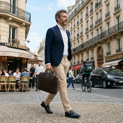 Osetite razliku uz muške crne kožne mokasine izrađene sa posebnom pažnjom na detalje. Koža pruža prefinjen izgled i dugovečnost svakom vašem koraku.