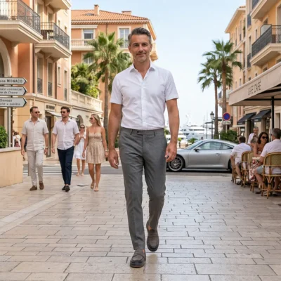 Muške casual sive mokasine predstavljaju savršen balans između opuštenog i sređenog izgleda. Siva nijansa se nepogrešivo uklapa uz lanene pantalone i džins.