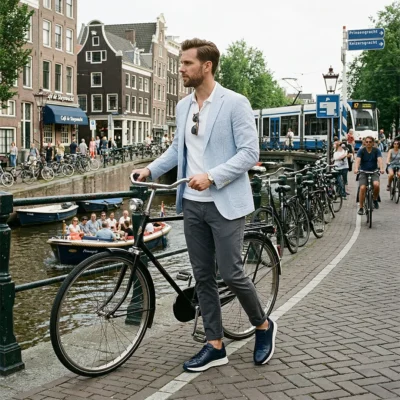 Minimalističke muške casual patike koje definišu moderan prestiž. bez suvišnih detalja, sa fokusom na savršenu siluetu za besprekoran vizuelni utisak.