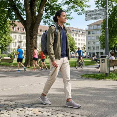 Mmuške sive casual patike donose savršen balans vašoj garderobi. Neutralna nijansa koja odiše modernim minimalizmom i lako se uklapa u svaku gradsku priču.